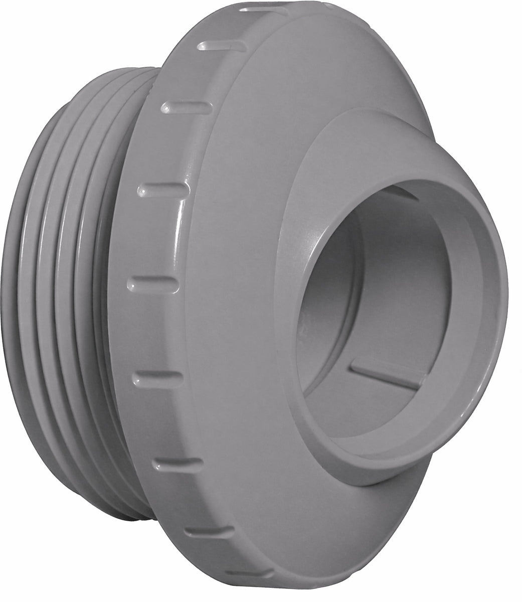 Waterway Threaded Eyeball Fitting, 1-1/2" MPT, 1" Eye Opening, Gray | 400-1417E