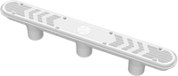 Aquastar White Channel 3 Port Drain Pinhole 32" | 32CDPH101