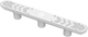 Aquastar White Channel 3 Port Drain Pinhole 32