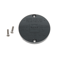 Blue Square Eclipse Main Drain, Round, Gray | 501003GR