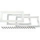 CMP Wide Mouth Skimmer Faceplate Kit, Gray