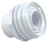 CMP Flush Mount Return Fitting Wall Inlet In-Ground White 1