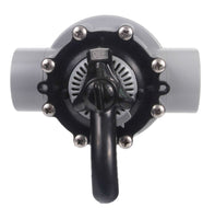 1-1/2" Socket x 2 Spigot 2-Way Diverter Valve, Dark Gray  | 25932-151-000