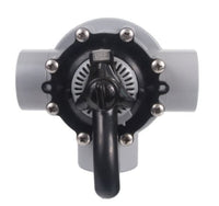 1-1/2" Socket x 2 Spigot, 3-Way Diverter Valve, Dark Gray  | 25933-151-000
