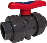 1-1/2" Socket x NPT PVC 235 psi 050N Series True Union Ball Valve | CNLV17050N