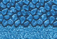 GLI 15'x24' Oval Boulder/RiverRock Overlap AG Liner 48"-52" Wall | 05-1524OV-BLD-OL-4852