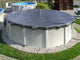 HPI Armor Kote 21' Round Above Ground Winter Pool Cover, 4' Overlap, Tan/Blue | AK21R4
