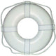 Jim Buoy Diam Ring Buoy,White , 24