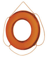 Jim 24" Ring Buoy (No Strap) - White(6/Cs)  | GW-X-24