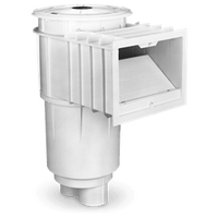 Pentair Sta-Rite U-3 Skimmer White w/ White Lid, 2" Slip x 1-1/2" Reducers, w/ Float & Check Valve