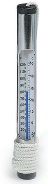 Pentair #130 Chrome Brass Tube Thermometer