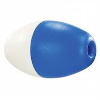 Pentair Rainbow #350 Rope Float, 3" x 5", Blue/White