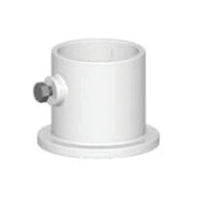 Perma-Cast 1.9" White Aluminum Deck Anchor Flange, Center Hole | PF-2119-L