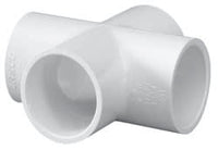 1-1/2" Cross PVC Sch. 40 Slip | 420-015