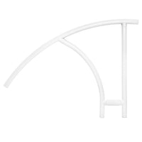 Saftron Cross Braced Triton Series White 48"