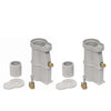 SR Smith Anchor Kit with 2 Universal Plastic Anchor and Escutcheons | 69-209-200-VB