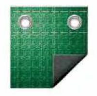 Swimline Super Deluxe 16' x 32' Rectangle In Ground Winter Pool Cover, 5' Overlap, Green/Black, 15 Year Warranty | CO142137LS