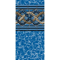 Swimline 18'x40' Oval Mystri Gold Unibead AG Liner 52" Wall | LI1840152MGU