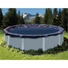 Swimline Deluxe 12' x 20' Oval Above Ground Winter Pool Cover, 4' Overlap, Blue/Black, 8 Year Warranty | PCO81624