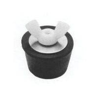 Winter Rubber Expansion Plug #3 w/ White Nylon Wing Nut for 3/4" Pipe