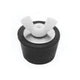 Winter Rubber Expansion Plug #3 w/ White Nylon Wing Nut for 3/4