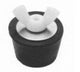 Winter Rubber Expansion Plug #000 w/ White Nylon Wing Nut for 3/8