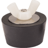 Winter Rubber Expansion Plug #7 w/ White Nylon Wing Nut for 1-1/4