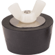 Winter Rubber Expansion Plug #7 w/ White Nylon Wing Nut for 1-1/4