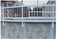Vinyl Works Premium 24" 8-Section Base Fence Kit A, Taupe | A24P8-T
