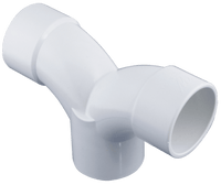 WATERWAY SANITARY TEE, 2 1/2 X 2 1/2" X 2 1/2" SANITARY SWEEP TEE 2-1/2IN 0