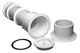 Waterway Volleyball Pole Holder Assembly Black | 540-6701