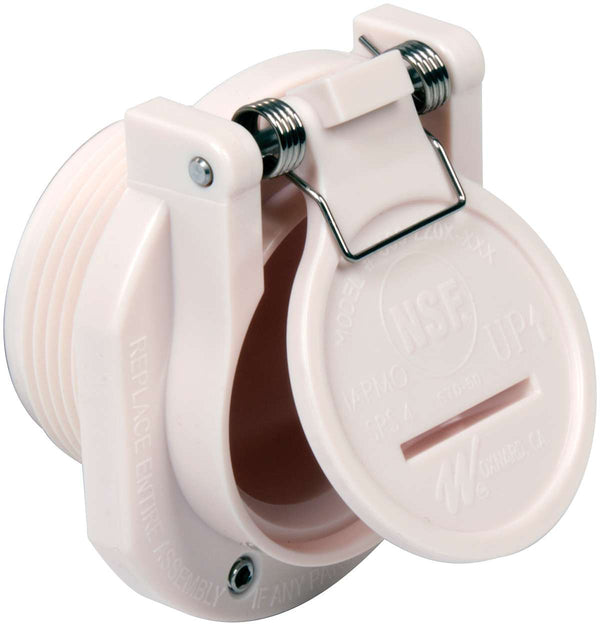 Waterway Vac Lock Fitting, 1-1⁄2" MPT, White | 600-2200