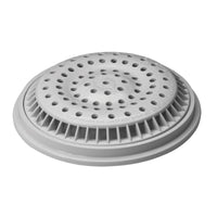 Waterway 8" Anti-Vortex Cover & Frame, Round, Black | 640-2311V