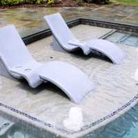 GPP Sandstone Lounge Chair Connecting Table