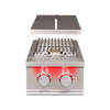 TrueFlame Double Side Burner - Natural Gas