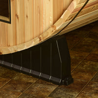 Essex 4 Person Barrel Sauna in Rustic Sauna
