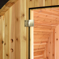 Essex 4 Person Barrel Sauna in Rustic Sauna