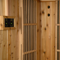 Madison 2-3 Person Indoor Sauna in Rustic Red Cedar