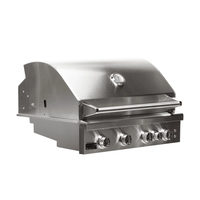 32" Grill Head Marine Grade 4-BurnerNatural Gas