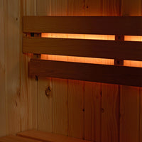 Logan 1 Person Indoor Sauna in Rustic Red Cedar
