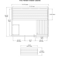 Worthington 4-6 Person Indoor Sauna